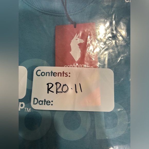 Cotopaxi Men's Medium Do Good Crew Sweatshirt Lake Blue NWT Organic Cotton - Picture 6 of 7